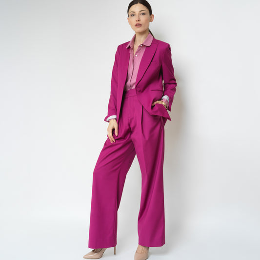 Wide Leg Suit + Shirt Bundle